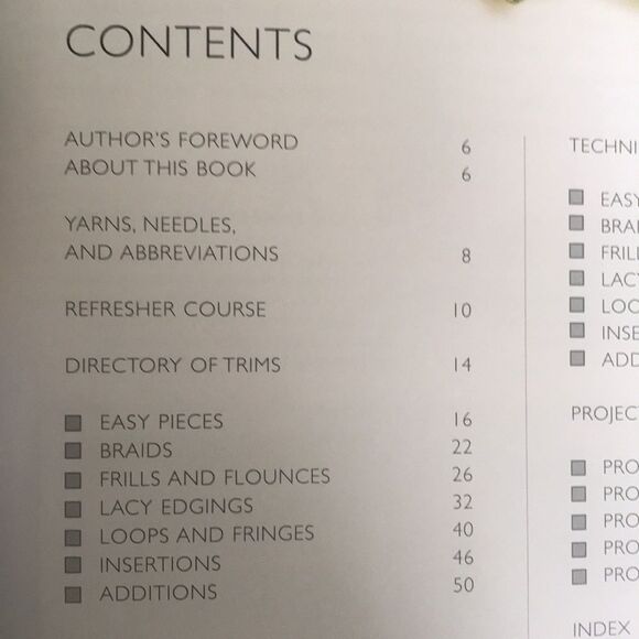 150 Knitted Trims Pattern Book by Lesley Stanford - Picture 15 of 16